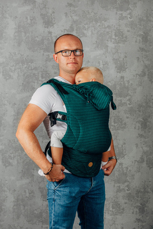 LennyLamb Nosidełko Ergonomiczne LennyGo Baby - Jade 