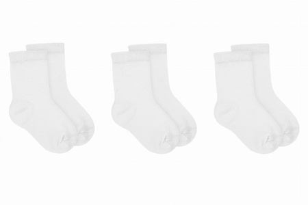 Baby Shark Skarpetki Niemowlęce 3-pack Białe