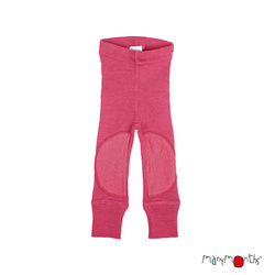 ManyMonths Legginsy z Łatami z wełny merynosów Pop Pink