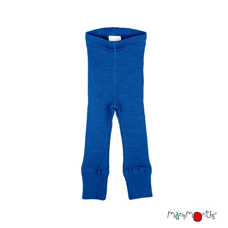  ManyMonths Legginsy z wełny merynosów Classic Blue