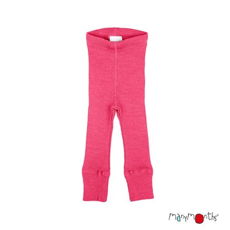  ManyMonths Legginsy z wełny merynosów Pop Pink 